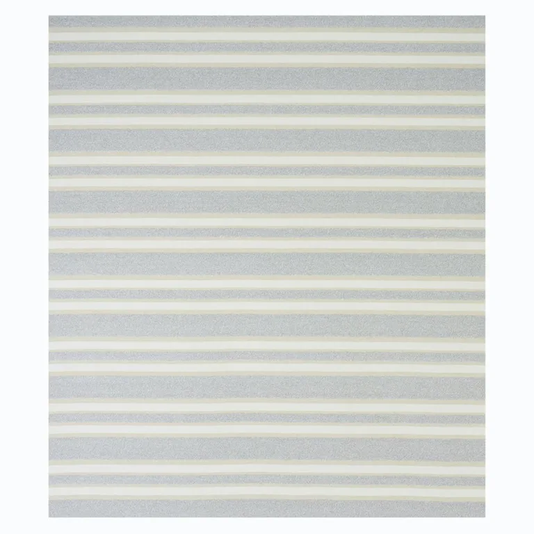 Schumacher 78490 Ohara Stripe Indoor/Outdoor Grey fabric swatch