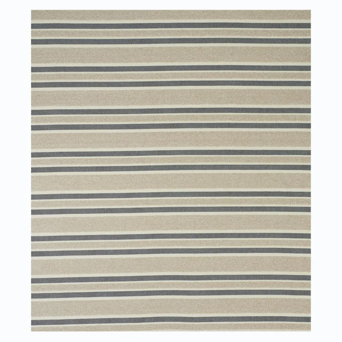 Schumacher 78492 Ohara Stripe Indoor/Outdoor Taupe fabric swatch