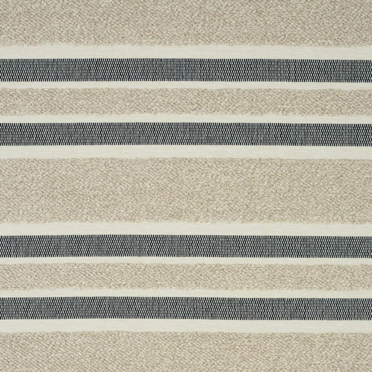 Schumacher 78492 Ohara Stripe Indoor/Outdoor Taupe fabric swatch