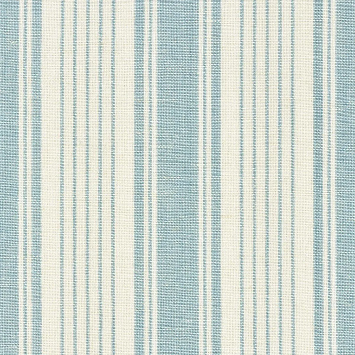 Schumacher 73001 Ojai Stripe China Blue fabric swatch