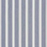 Schumacher 73002 Ojai Stripe Indigo fabric swatch
