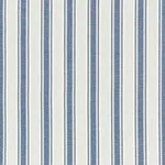 Schumacher 73000 Ojai Stripe Prussian Blue fabric swatch
