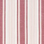 Schumacher 73004 Ojai Stripe Red fabric swatch