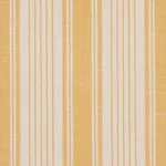 Schumacher 73006 Ojai Stripe Yellow fabric swatch