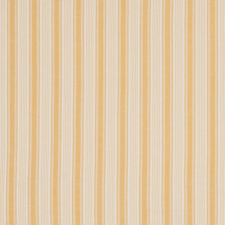 Schumacher 73006 Ojai Stripe Yellow fabric swatch