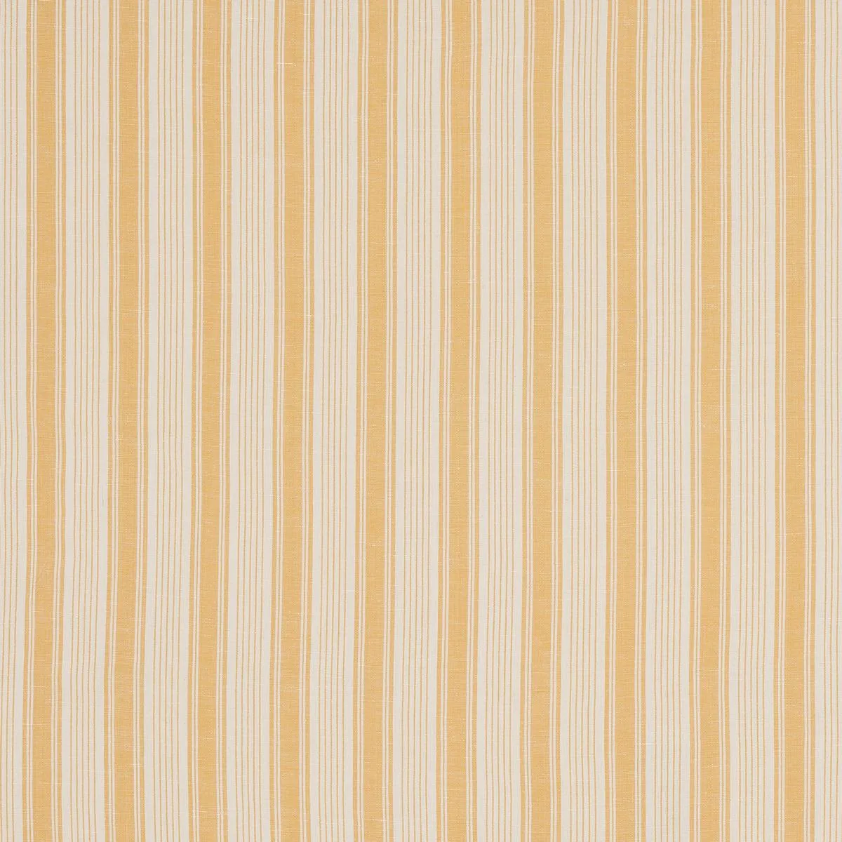 Schumacher 73006 Ojai Stripe Yellow fabric swatch