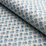 Schumacher 180760 Oleander Indoor/Outdoor Indigo fabric swatch
