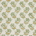 Schumacher 180761 Oleander Indoor/Outdoor Leaf Green fabric swatch