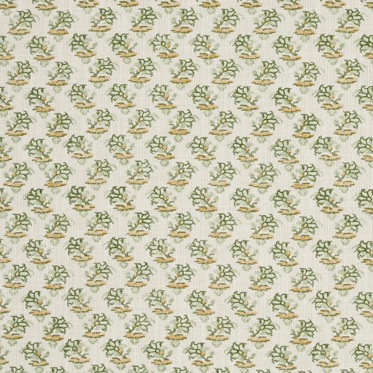 Schumacher 180761 Oleander Indoor/Outdoor Leaf Green fabric swatch