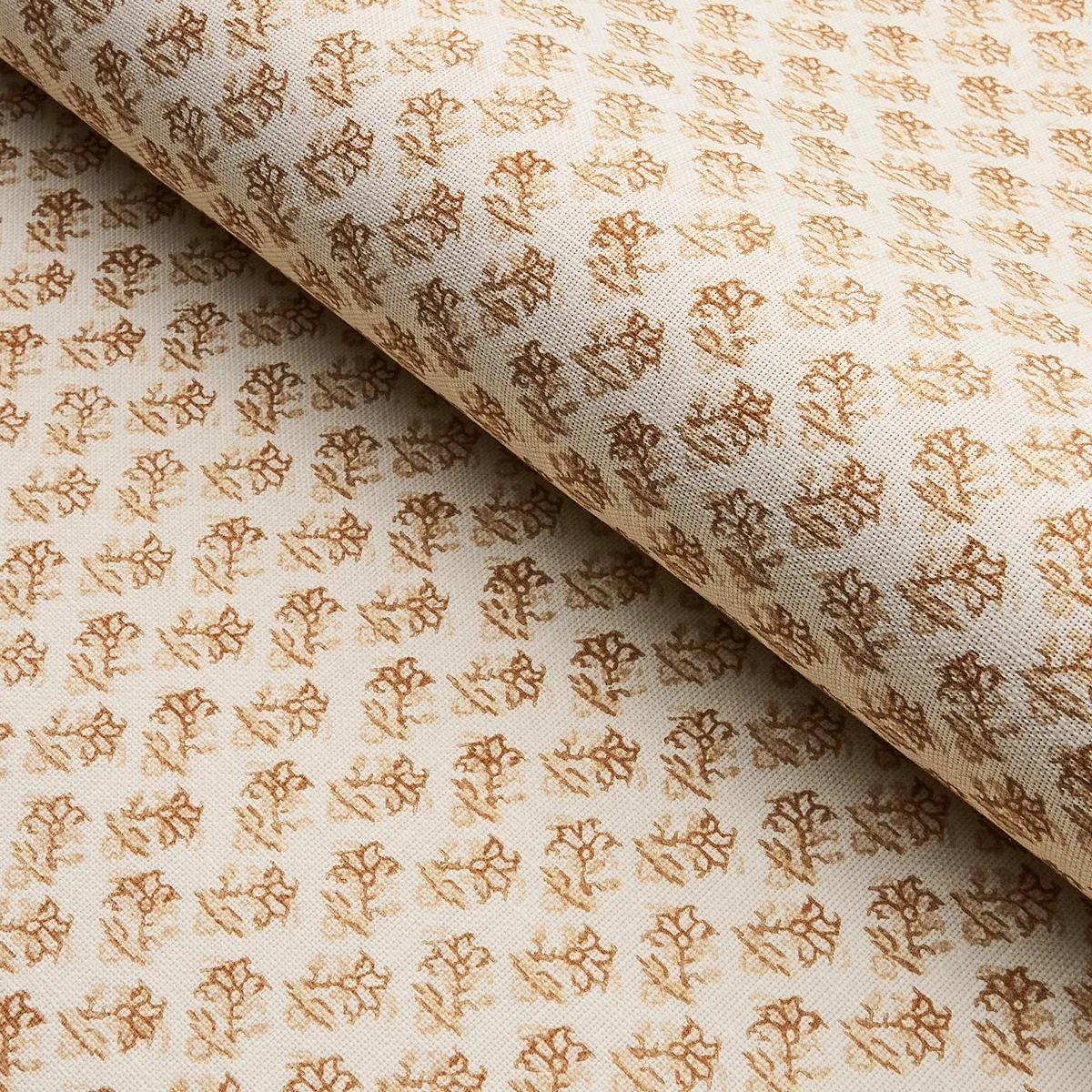 Schumacher 180762 Oleander Indoor/Outdoor Neutral fabric swatch