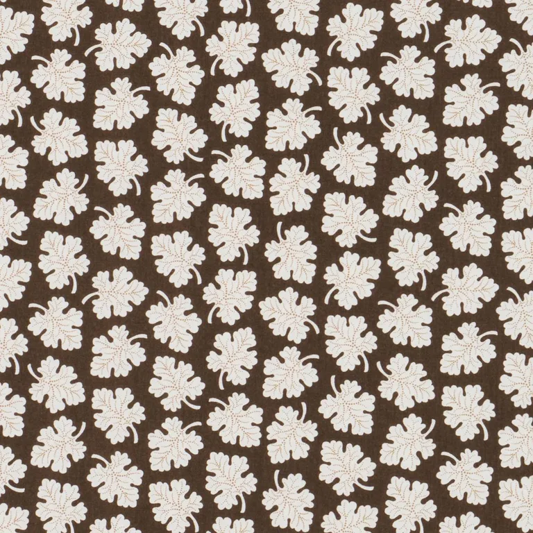 Schumacher 182031 Olive Brown fabric swatch