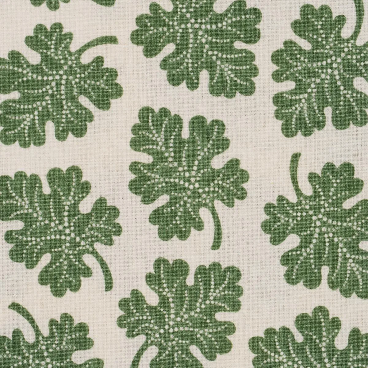 Schumacher 182030 Olive Green fabric swatch