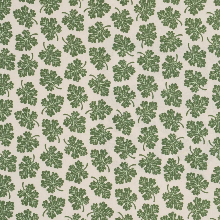 Schumacher 182030 Olive Green fabric swatch