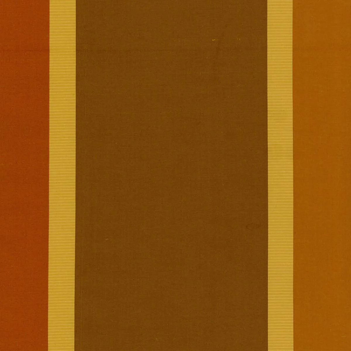 Schumacher 52702 Olivia Silk Stripe Sienna fabric swatch