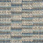 Schumacher 75842 Olmeda Performance Indigo fabric swatch
