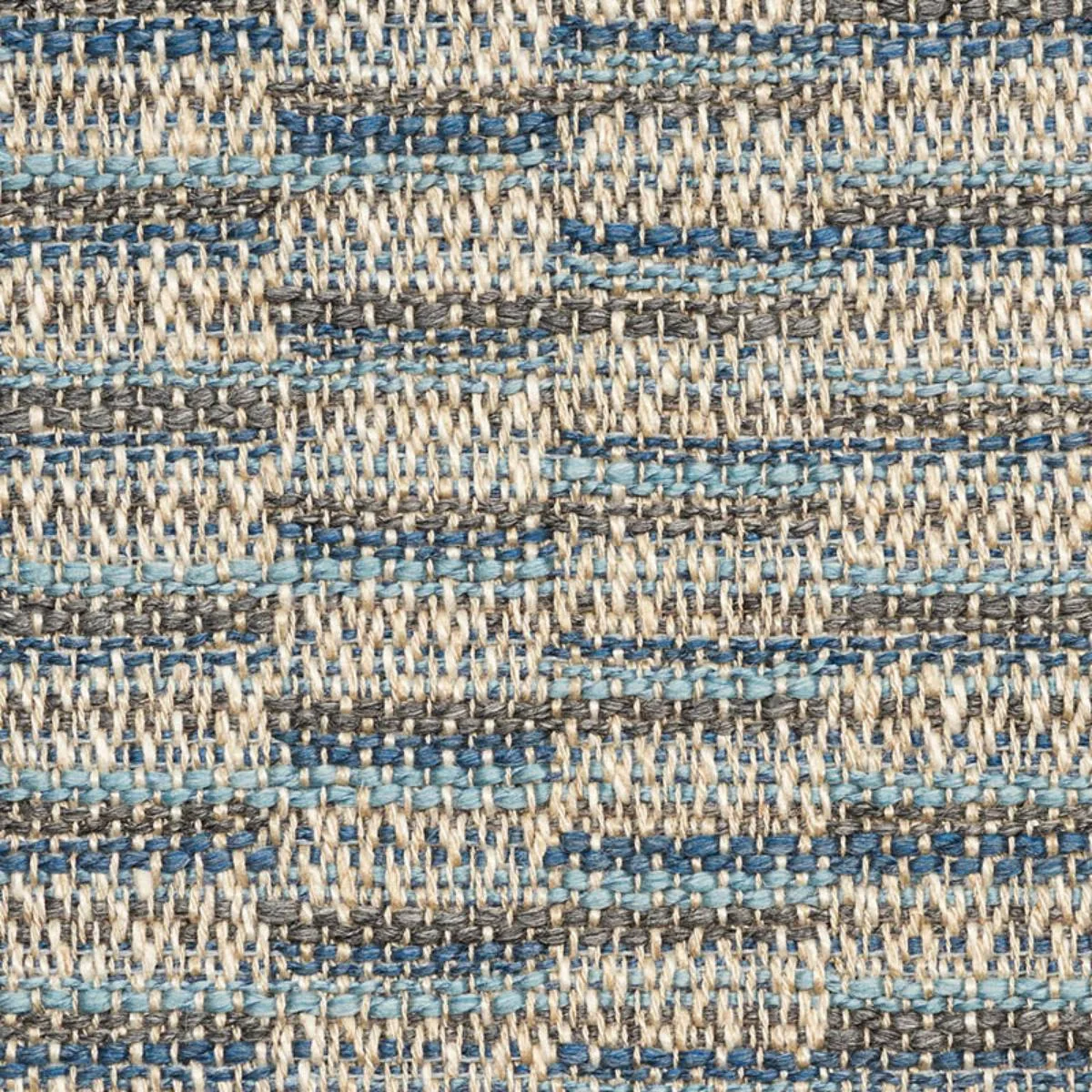 Schumacher 75842 Olmeda Performance Indigo fabric swatch