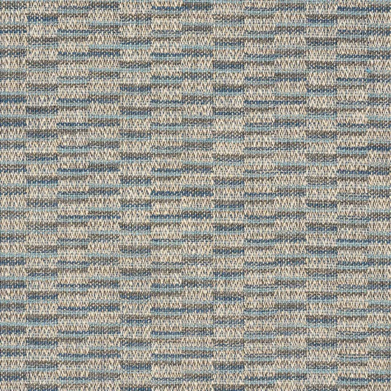 Schumacher 75842 Olmeda Performance Indigo fabric swatch