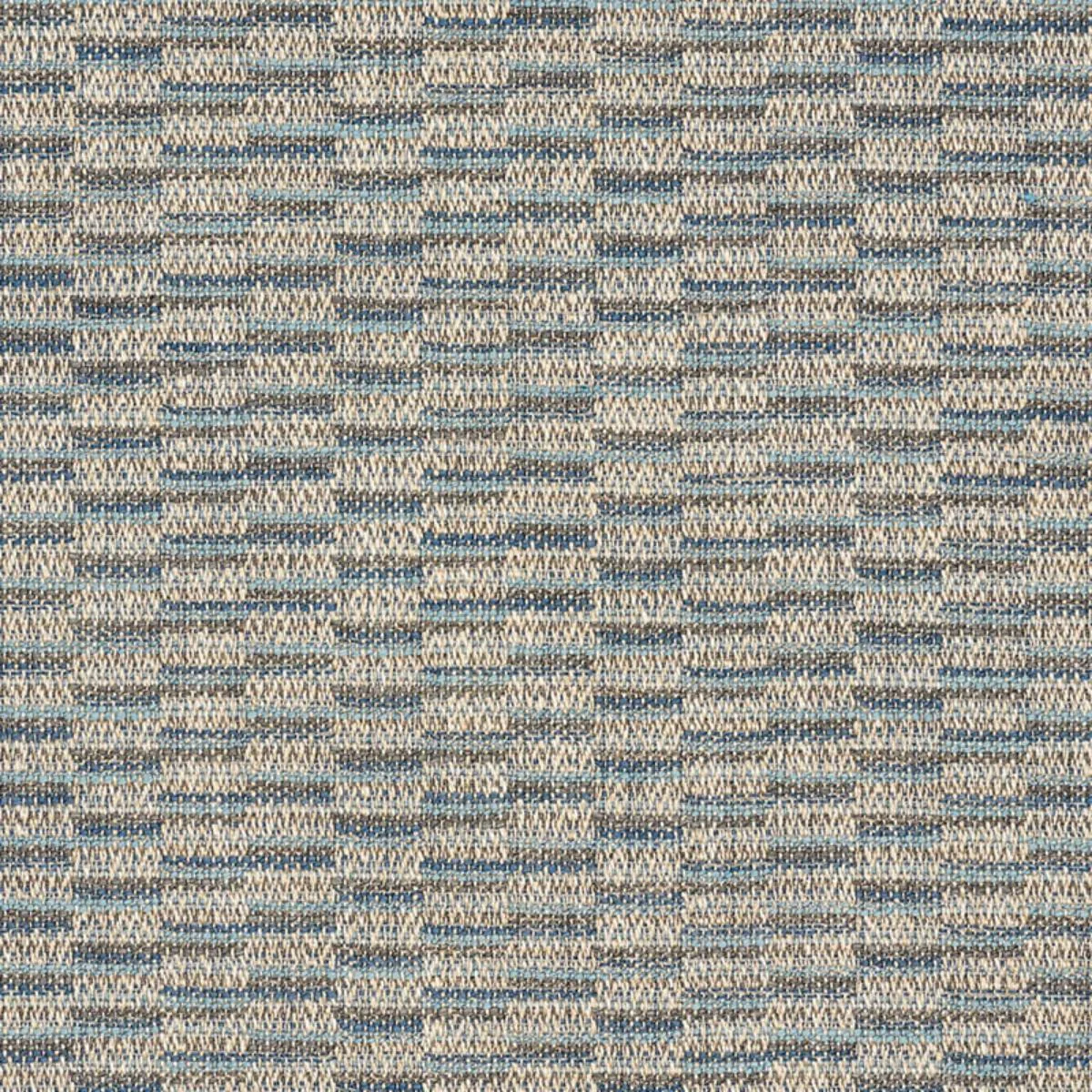 Schumacher 75842 Olmeda Performance Indigo fabric swatch