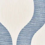 Schumacher 73223 Ondata Blue fabric swatch