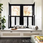 Schumacher 73222 Ondata Charcoal fabric swatch