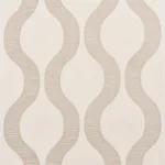 Schumacher 73220 Ondata Natural fabric swatch