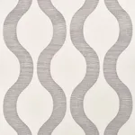 Schumacher 73221 Ondata Stone fabric swatch