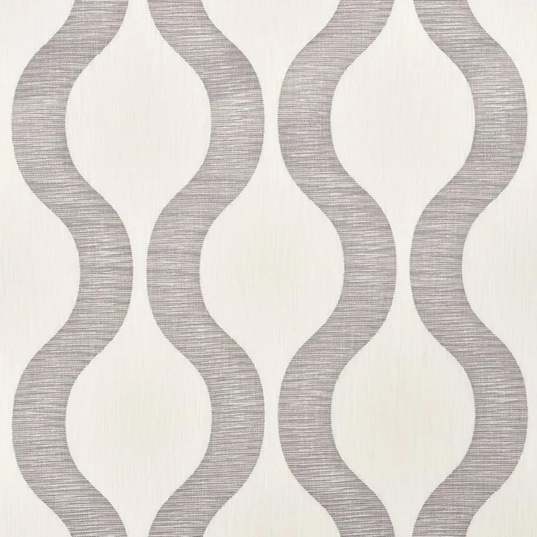 Schumacher 73221 Ondata Stone fabric swatch