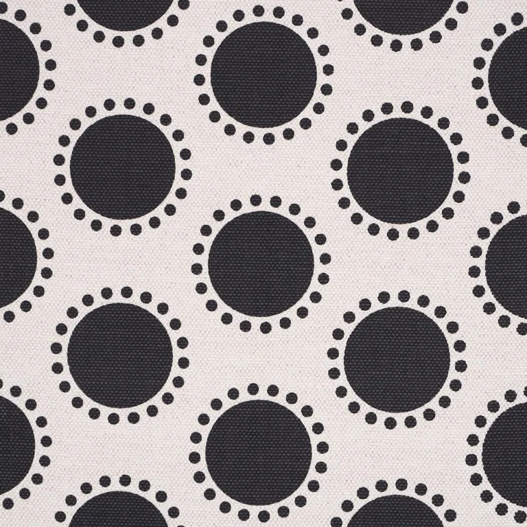 Schumacher 181952 Oompa Black fabric swatch