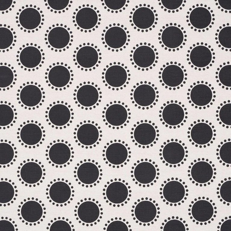 Schumacher 181952 Oompa Black fabric swatch