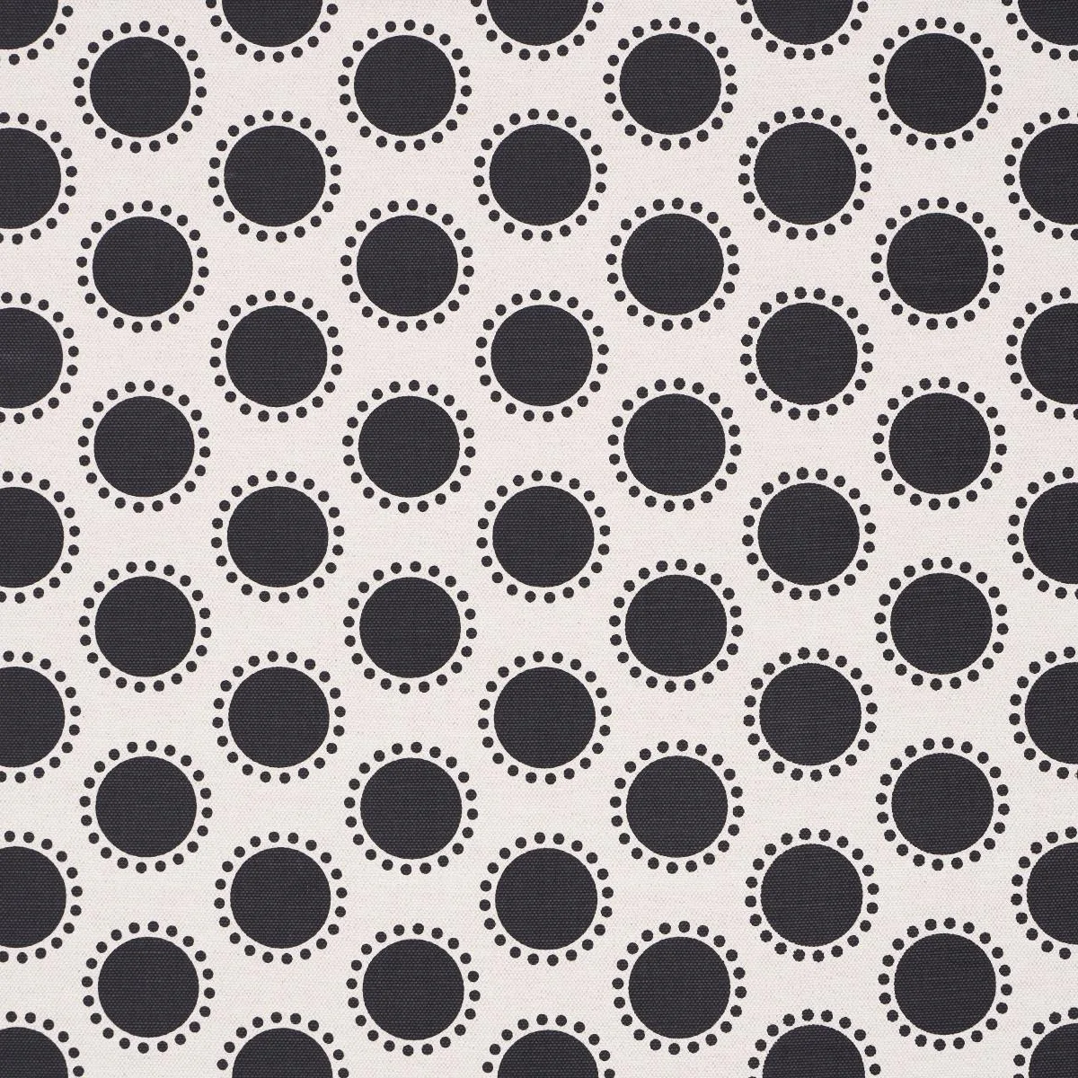Schumacher 181952 Oompa Black fabric swatch