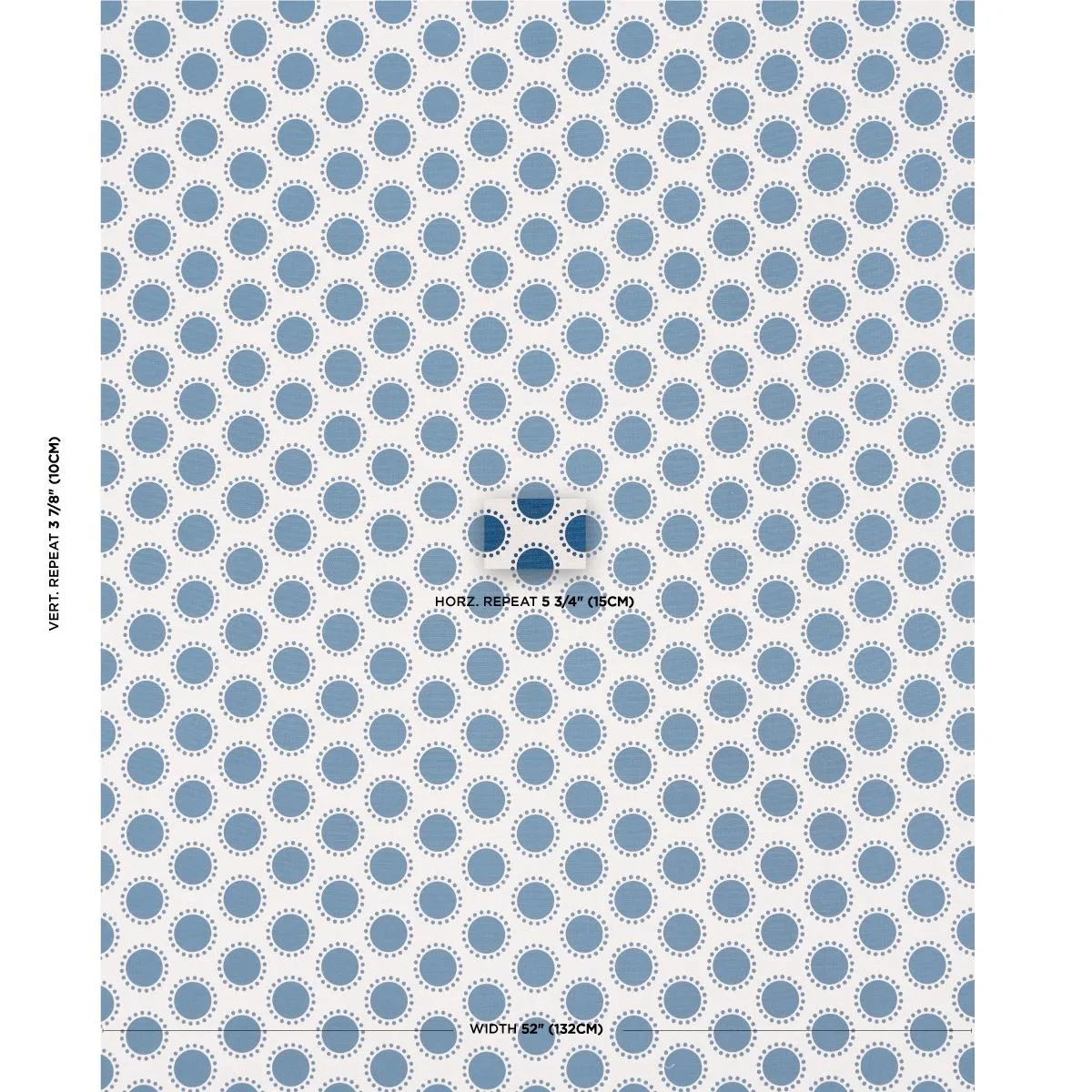 Schumacher 181950 Oompa Navy fabric swatch