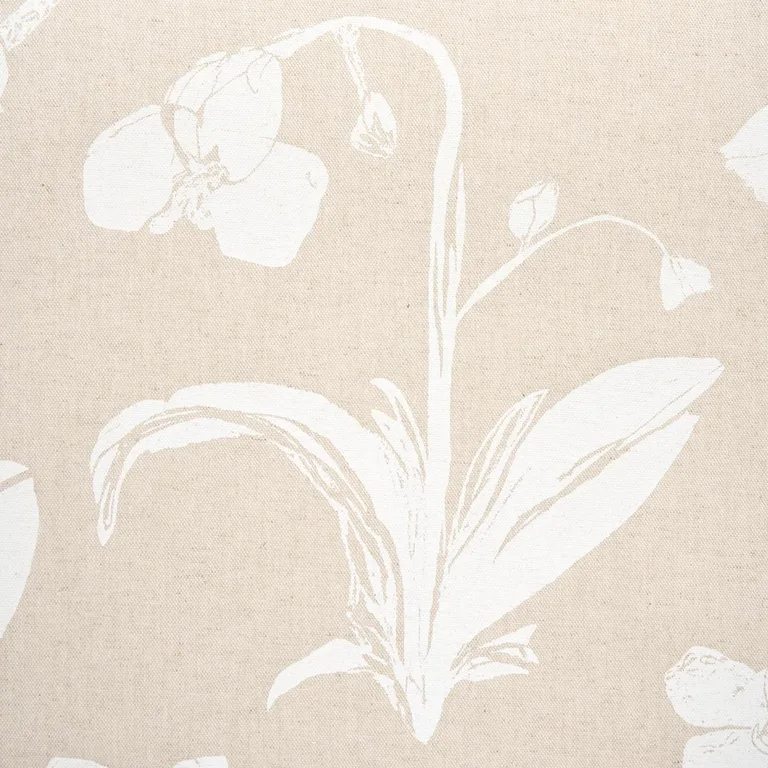Schumacher 180511 Orchids Have Dreams Light Neutral fabric swatch