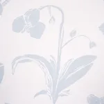 Schumacher 180512 Orchids Have Dreams Sky fabric swatch