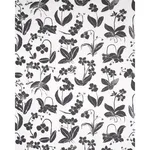 Schumacher 180510 Orchids Have Dreams Soft Black fabric swatch