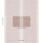 Schumacher 87270 Orion Embroidery Clay fabric swatch