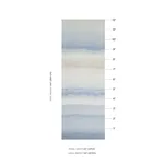 Schumacher 181580 Orissa Panel Blue & Natural fabric swatch