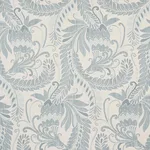 Schumacher 80641 Orley Jaquard Blue On Light Blue fabric swatch