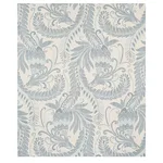 Schumacher 80641 Orley Jaquard Blue On Light Blue fabric swatch