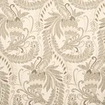 Schumacher 80640 Orley Jaquard Neutral fabric swatch