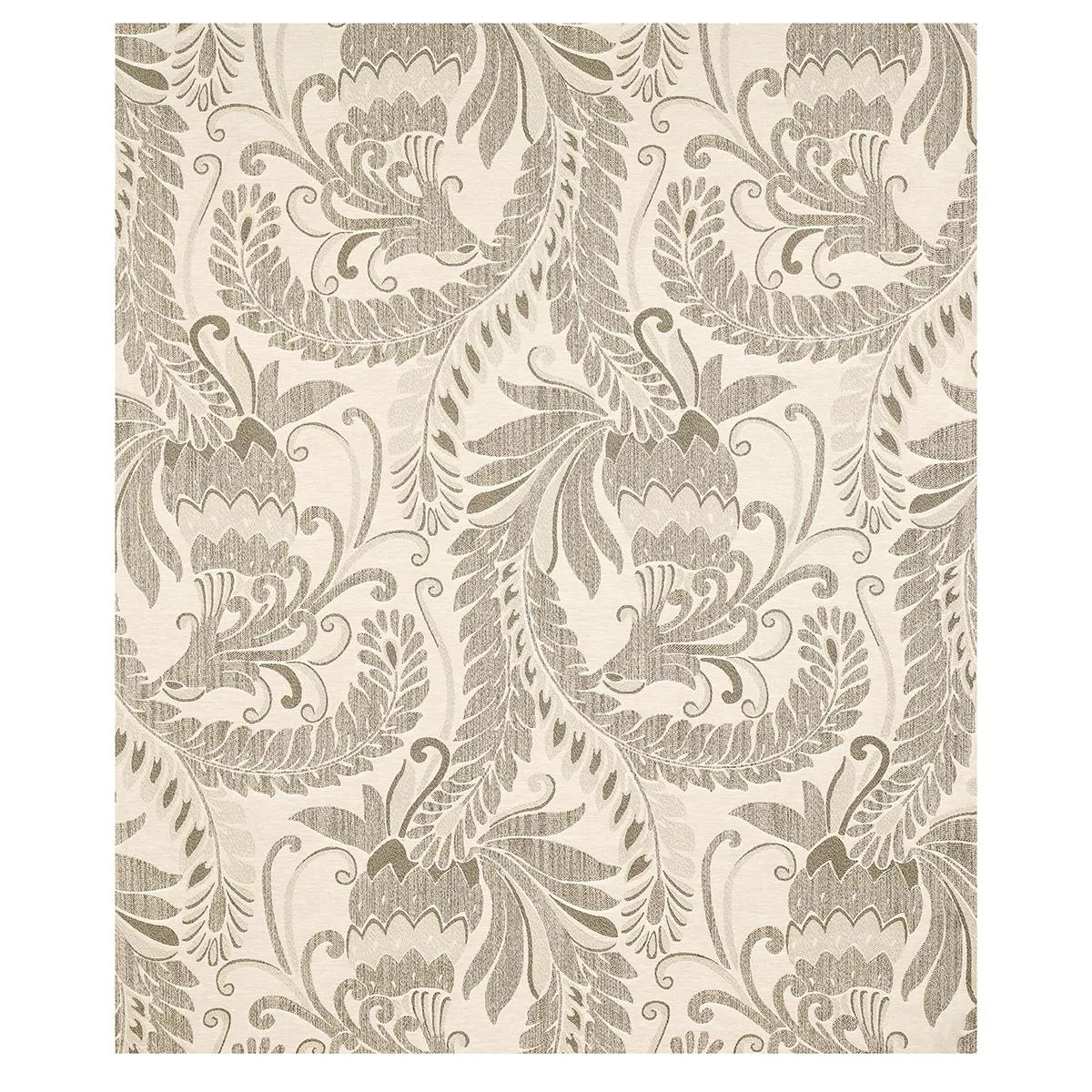 Schumacher 80640 Orley Jaquard Neutral fabric swatch