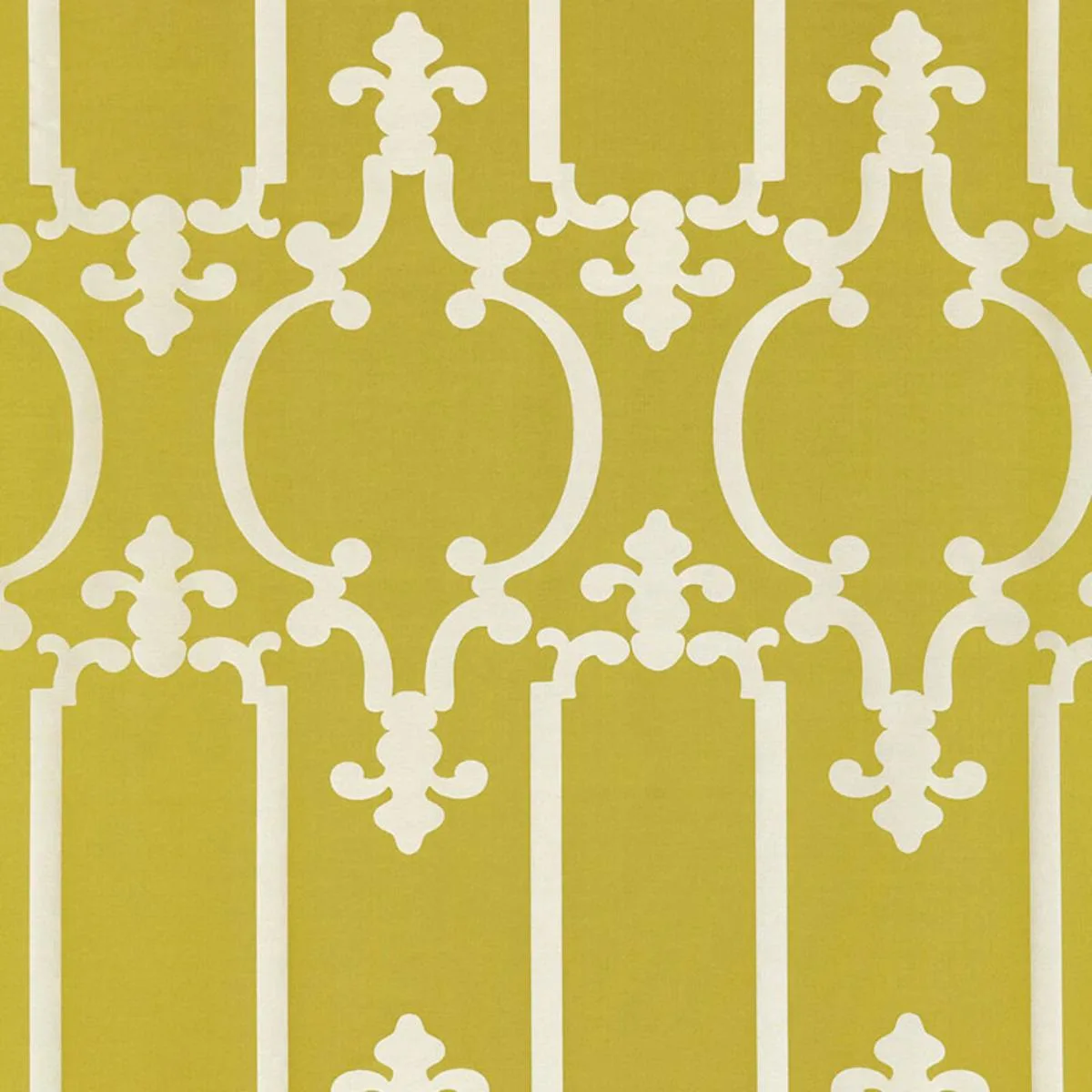 Schumacher 55861 Ornamental Silk Spring fabric swatch