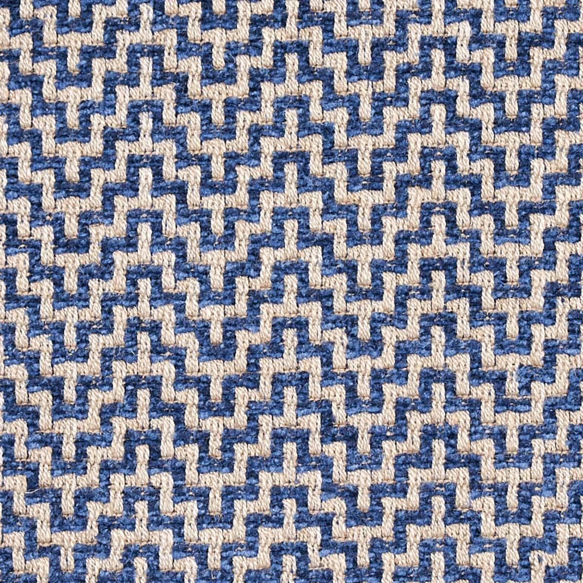 Schumacher 69824 Orwell Lapis fabric swatch