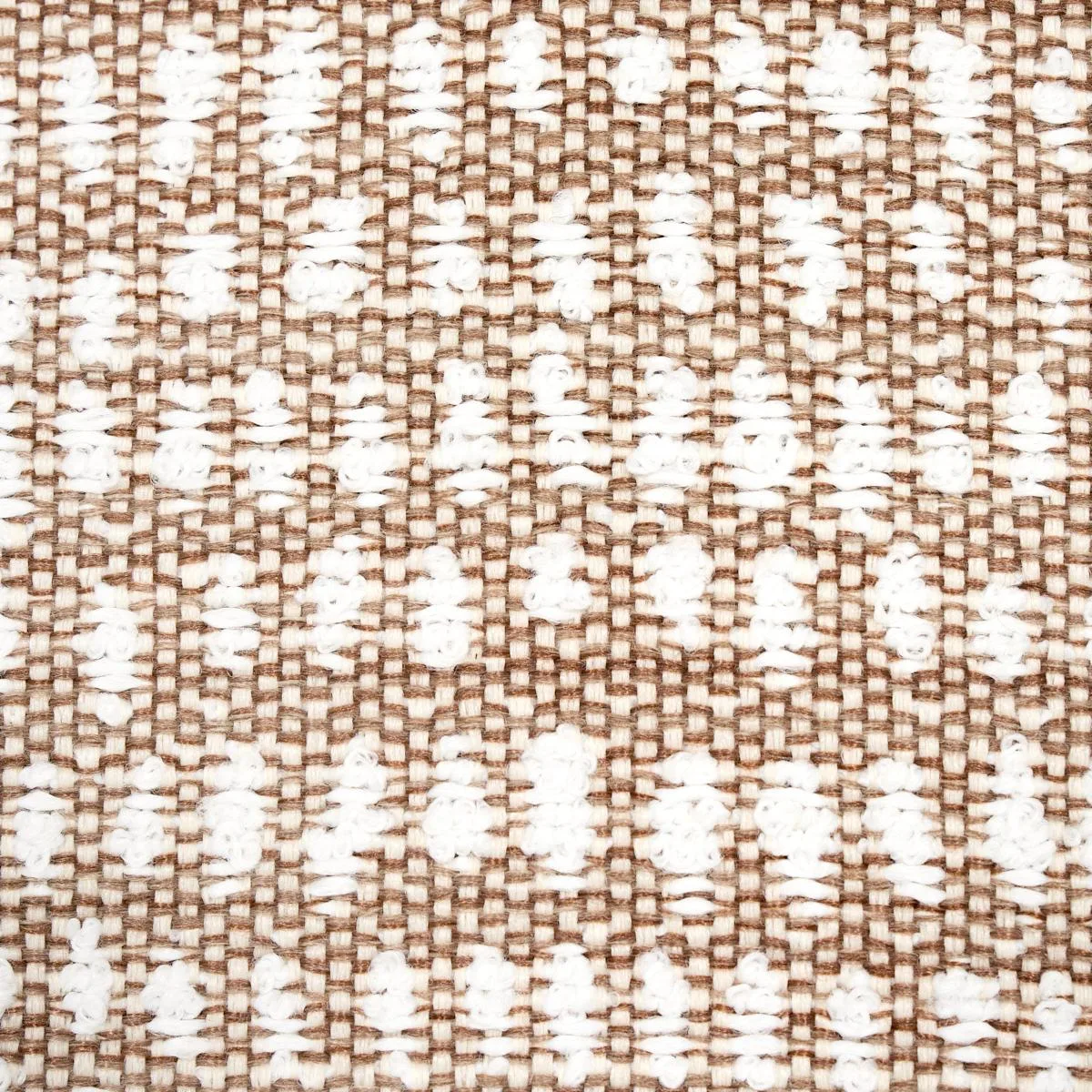 Schumacher 81090 Oscar Indoor/Outdoor White fabric swatch