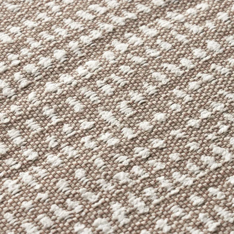 Schumacher 81090 Oscar Indoor/Outdoor White fabric swatch
