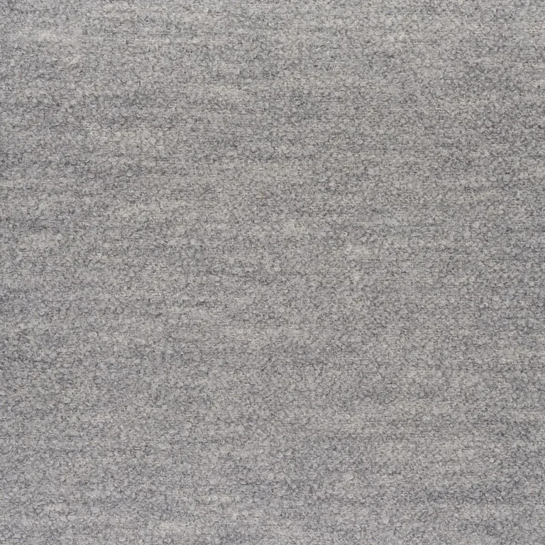 Schumacher 82052 Oskar Alpaca Wool Bouclé Grey fabric swatch