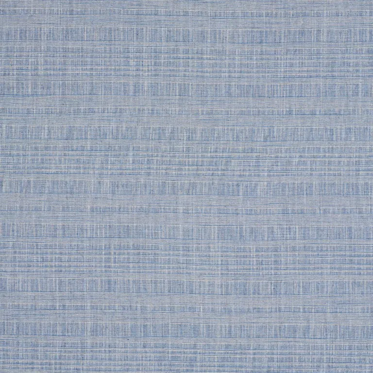 Schumacher 76081 Ostler Blue fabric swatch