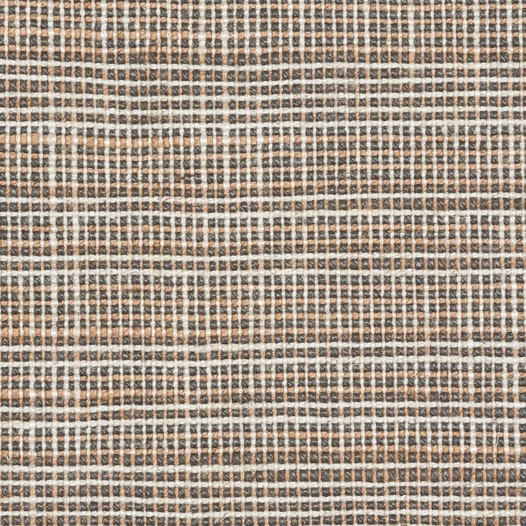 Schumacher 76080 Ostler Brown fabric swatch