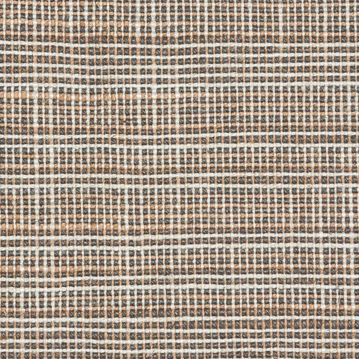 Schumacher 76080 Ostler Brown fabric swatch