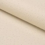 Schumacher 87281 Ostrich Vegan Leather Cream fabric swatch