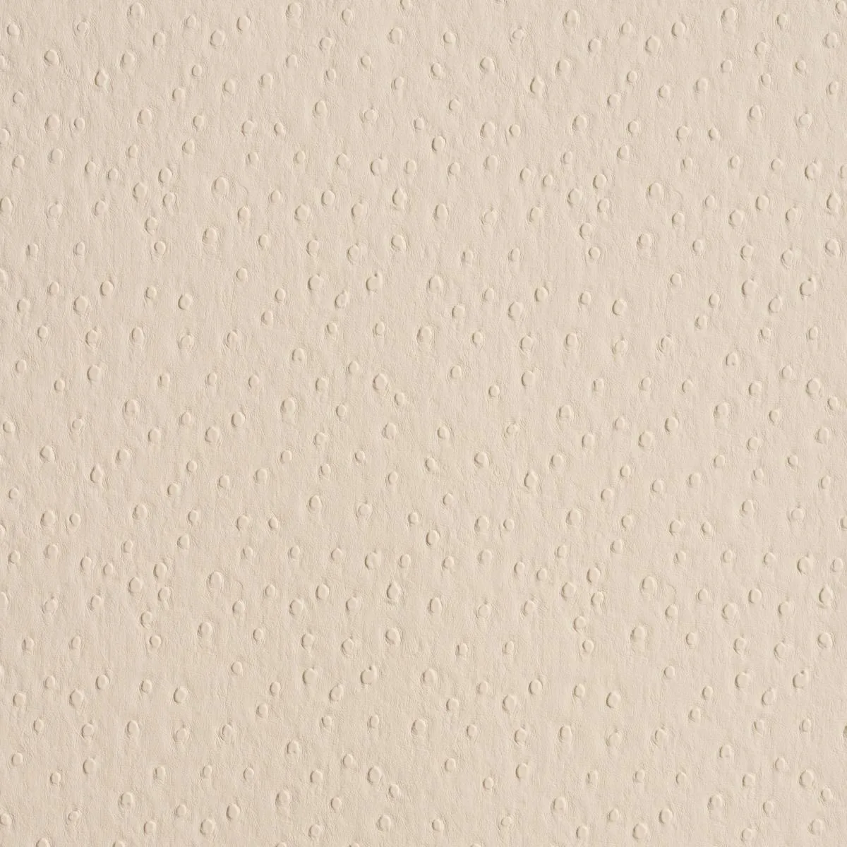 Schumacher 87281 Ostrich Vegan Leather Cream fabric swatch